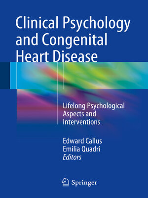 cover image of Clinical Psychology and Congenital Heart Disease